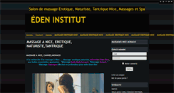 Desktop Screenshot of eden-institut-nice.com