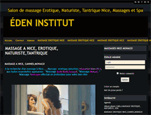 Tablet Screenshot of eden-institut-nice.com